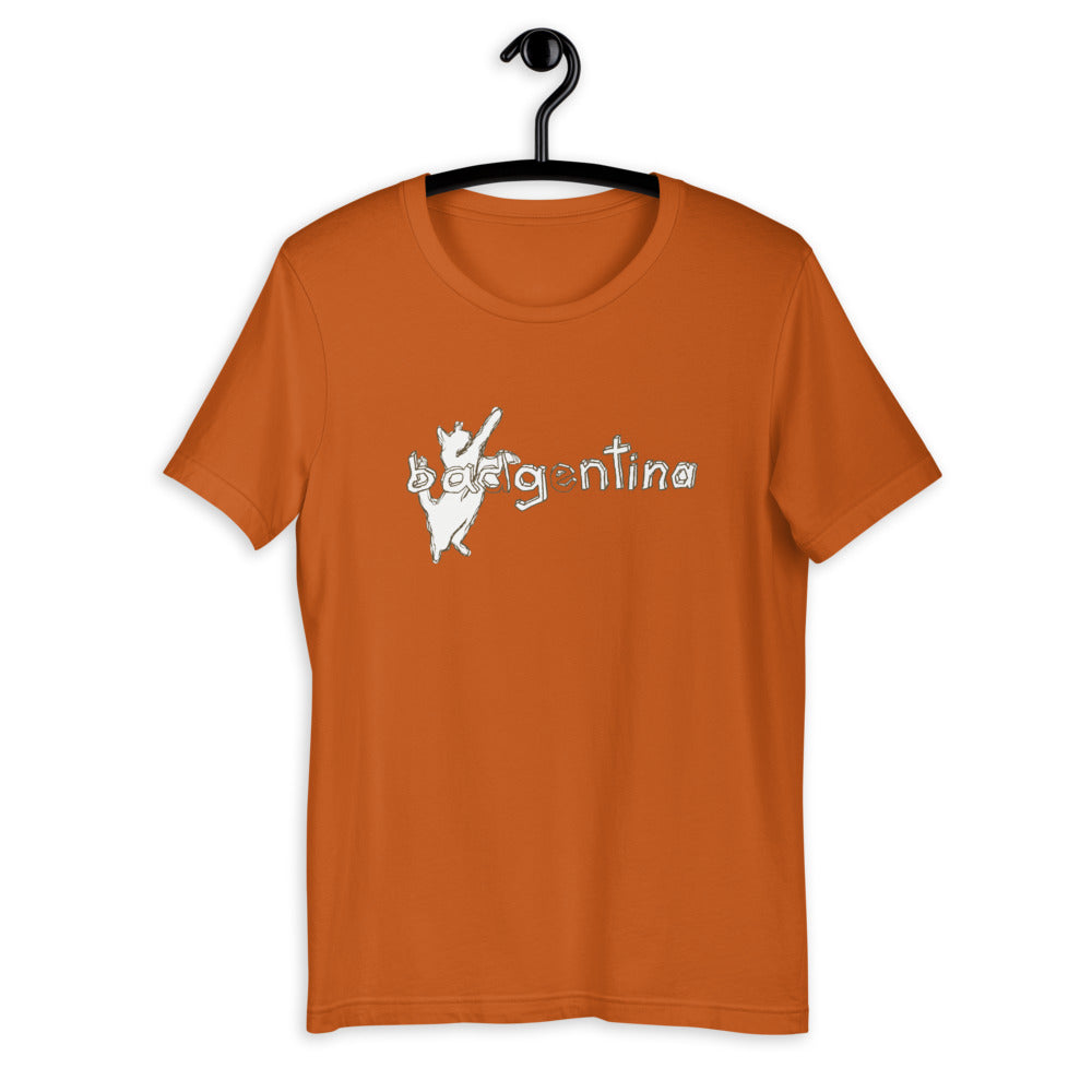 badgentina Classic Cat Tee – Short-Sleeve Unisex T-Shirt